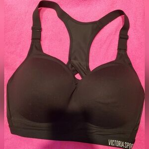 Victorias Secret 34 DDD SPORT BRA LIGHTWEIGHT SLIP Over No Wire BLACK